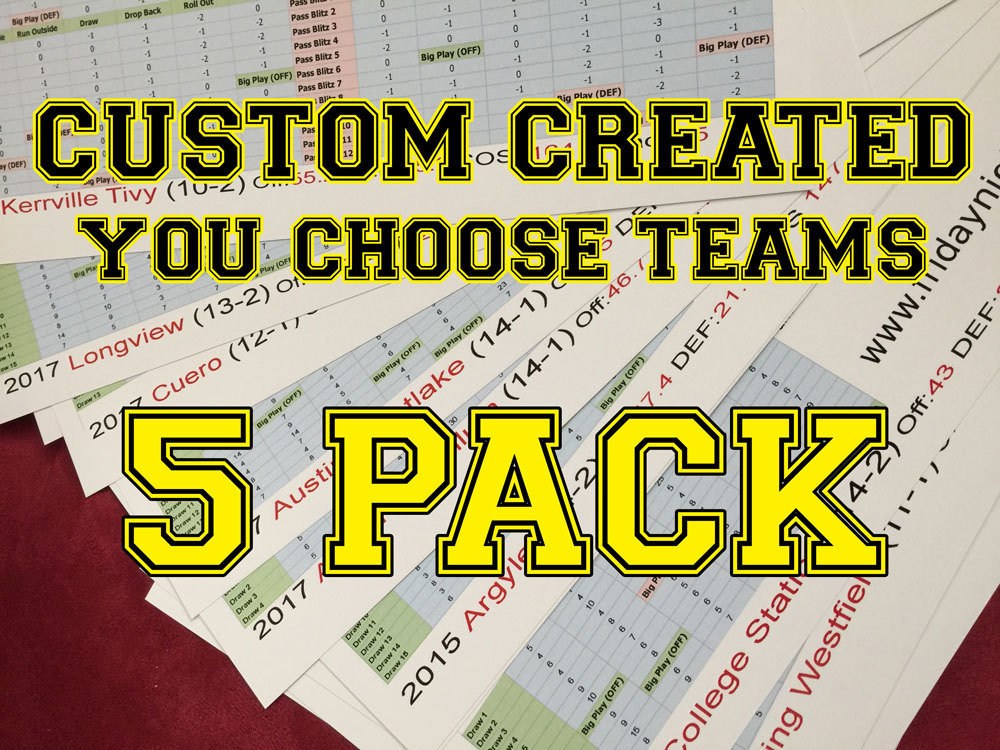 Custom Created 5-Pack Custom Created 5-Pack