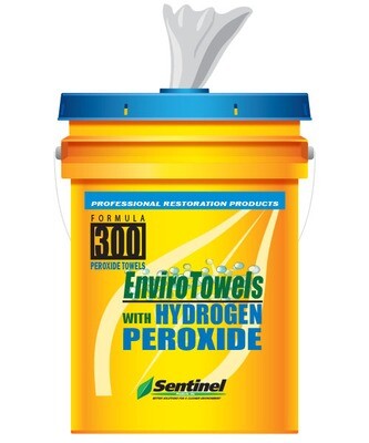 EnviroTowels with Hydrogen Peroxide, 290 wipes/bucket by Sentinel EnviroTowels with Hydrogen Peroxide, 290 wipes/bucket by Sentinel