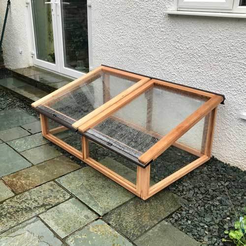5ft x 3ft Fully Glazed Cedar Coldframe 5ft x 3ft Fully Glazed Cedar Coldframe