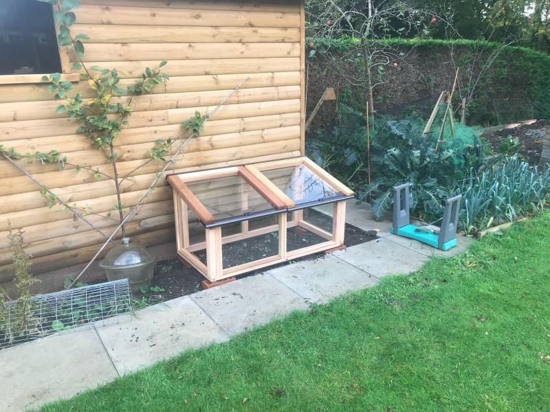 8ft x 3ft Fully Glazed Cedar Coldframe 8ft x 3ft Fully Glazed Cedar Coldframe