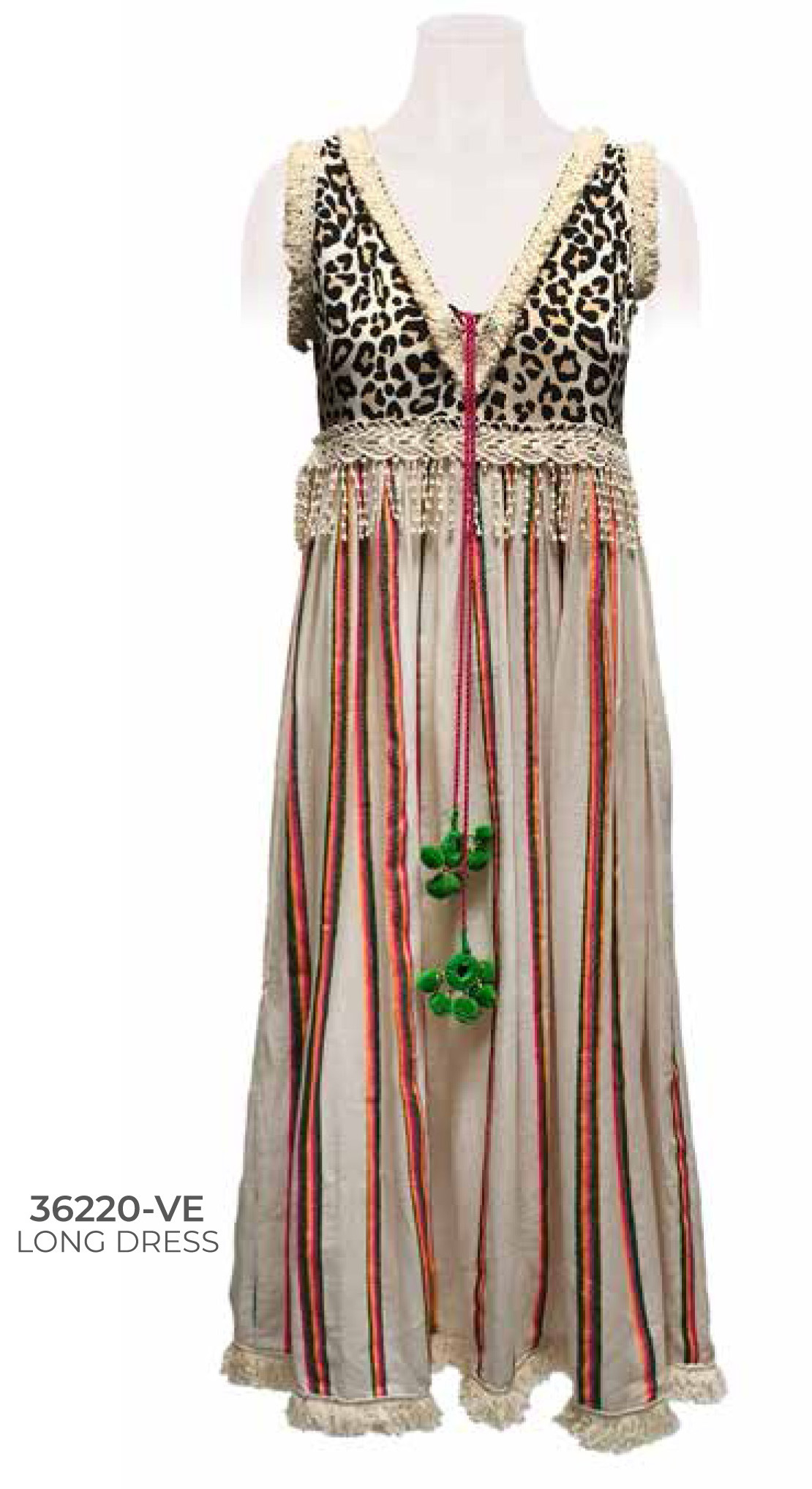 Savage culture: Pink Leopard Boho Maxi Dress