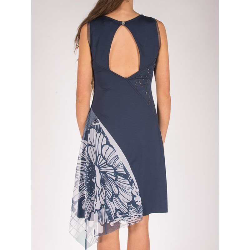 Maloka: Rio De Janeiro Sun Tunic (Indigo & Lavender)