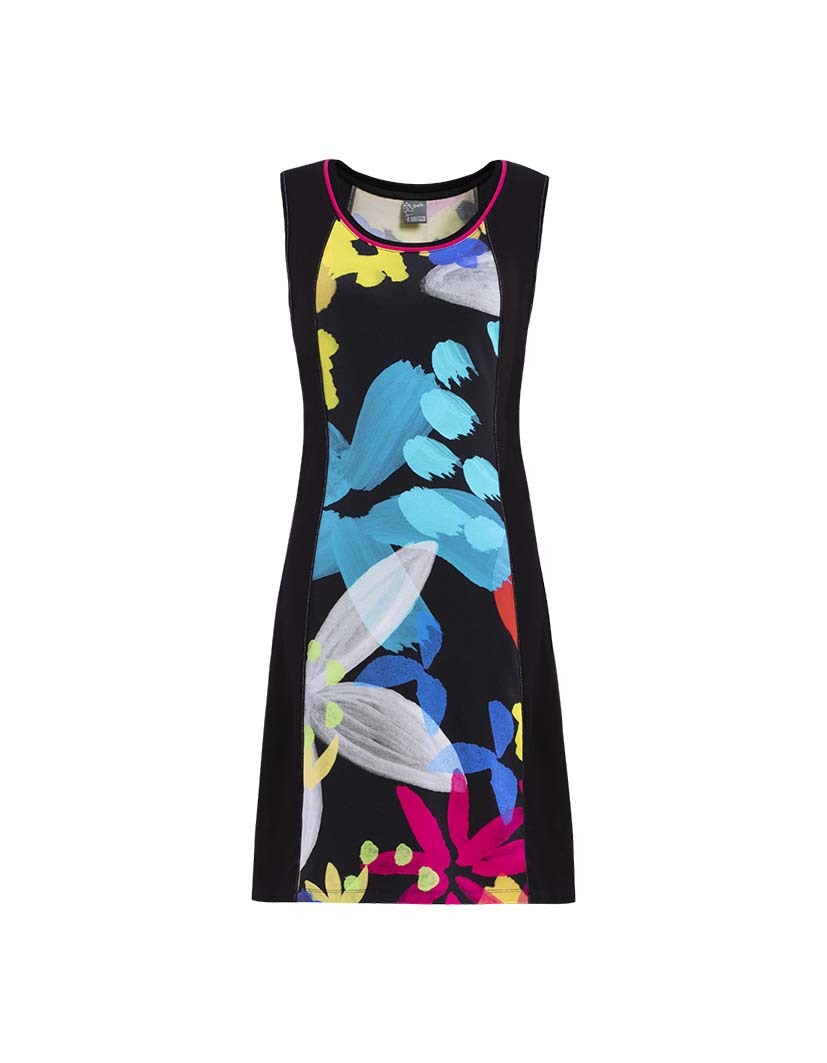 Simply Art Dolcezza: Intense Garden Of Zen Abstract Art Fit & Flare Dress/Tunic (3 Left!) DOLCEZZA_SIMPLY_ART_19685