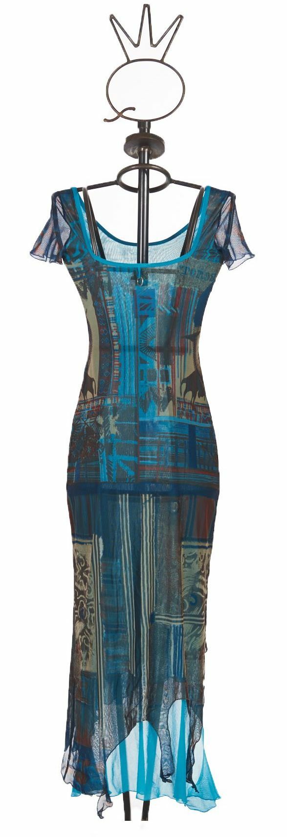 Save The Queen: Turquoise Sand Illumination Dress (1 Left!)