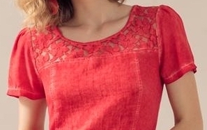 Maloka: Fire Red Talisman Asymmetrical Midi Dress