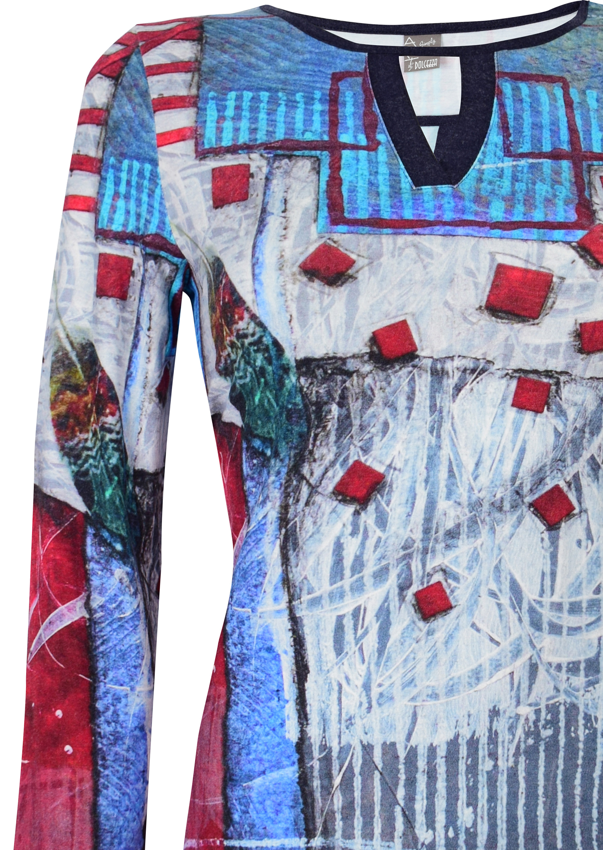 Simply Art Dolcezza: Only Love Spiritually Square Abstract Art Tunic (1 Left!)