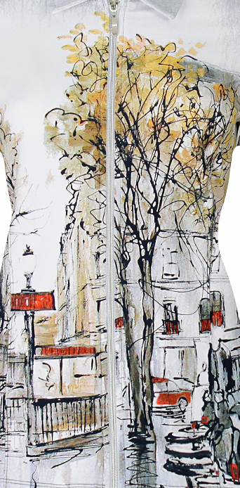 Simply Art Dolcezza: Splendid Parisian Life Zip Jacket (1 Left!)