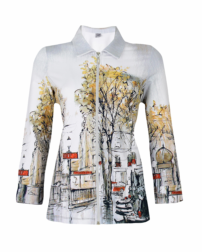 Simply Art Dolcezza: Splendid Parisian Life Zip Jacket (1 Left!) Dolcezza_SimplyArt_59706