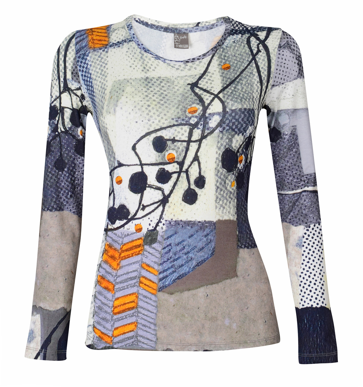 Simply Art Dolcezza: Incredibly Dandy Dragonfly Abstract Art Tunic (1 Left!) Dolcezza_SimplyArt_59690