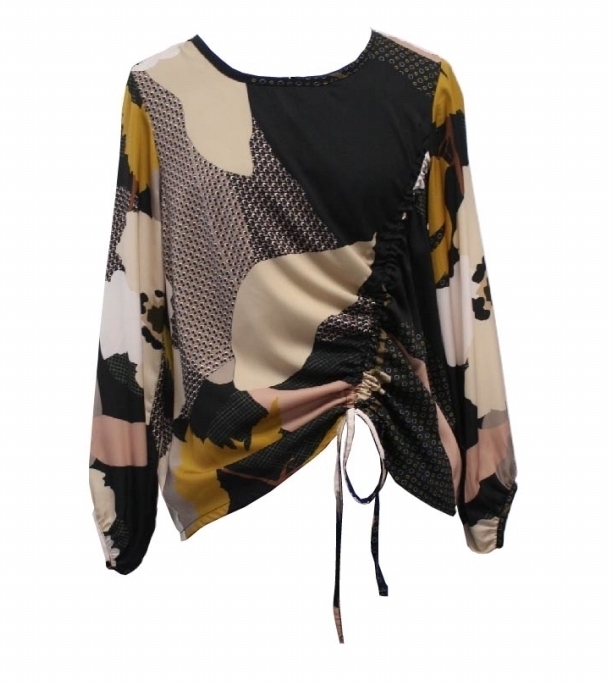 Maloka: My Favorite Flower Ruched Tunic (2 Left!) MK_ELZA_N