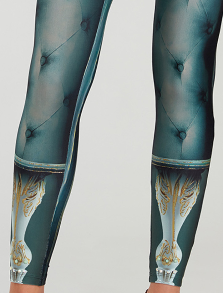 IPNG: Inna Me Rose Reflection Illusion Legging (Some Ship Immed!)