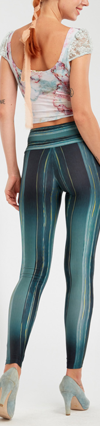 IPNG: Inna Me Rose Reflection Illusion Legging (Some Ship Immed!)
