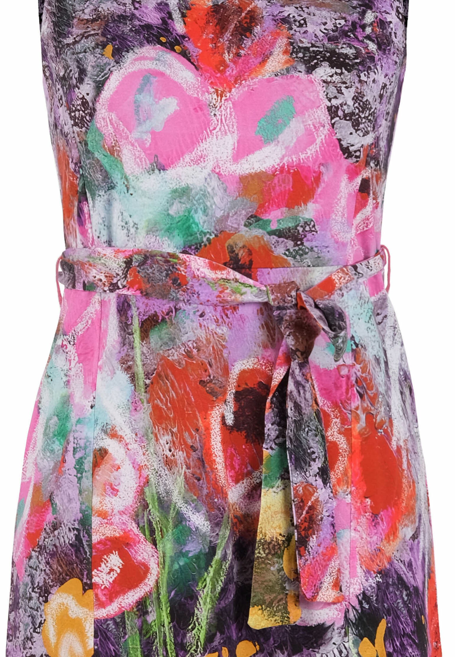 Simply Art Dolcezza: Wildest Flowers Tulip Hem Abstract Art Dress