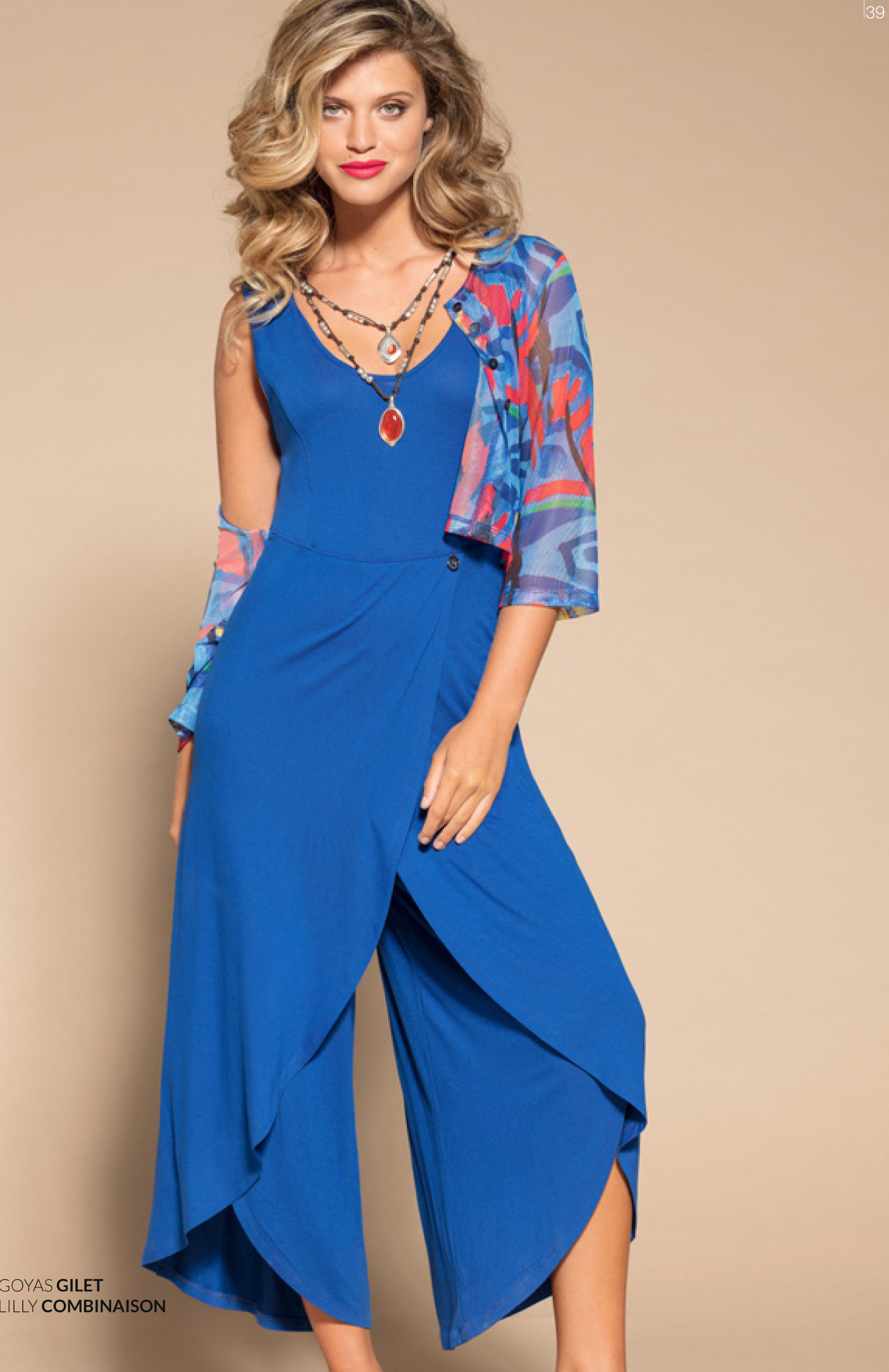 Maloka: Sexy Swirls & Bow Ties Wide Leg Jumpsuit MK_LILLY_N