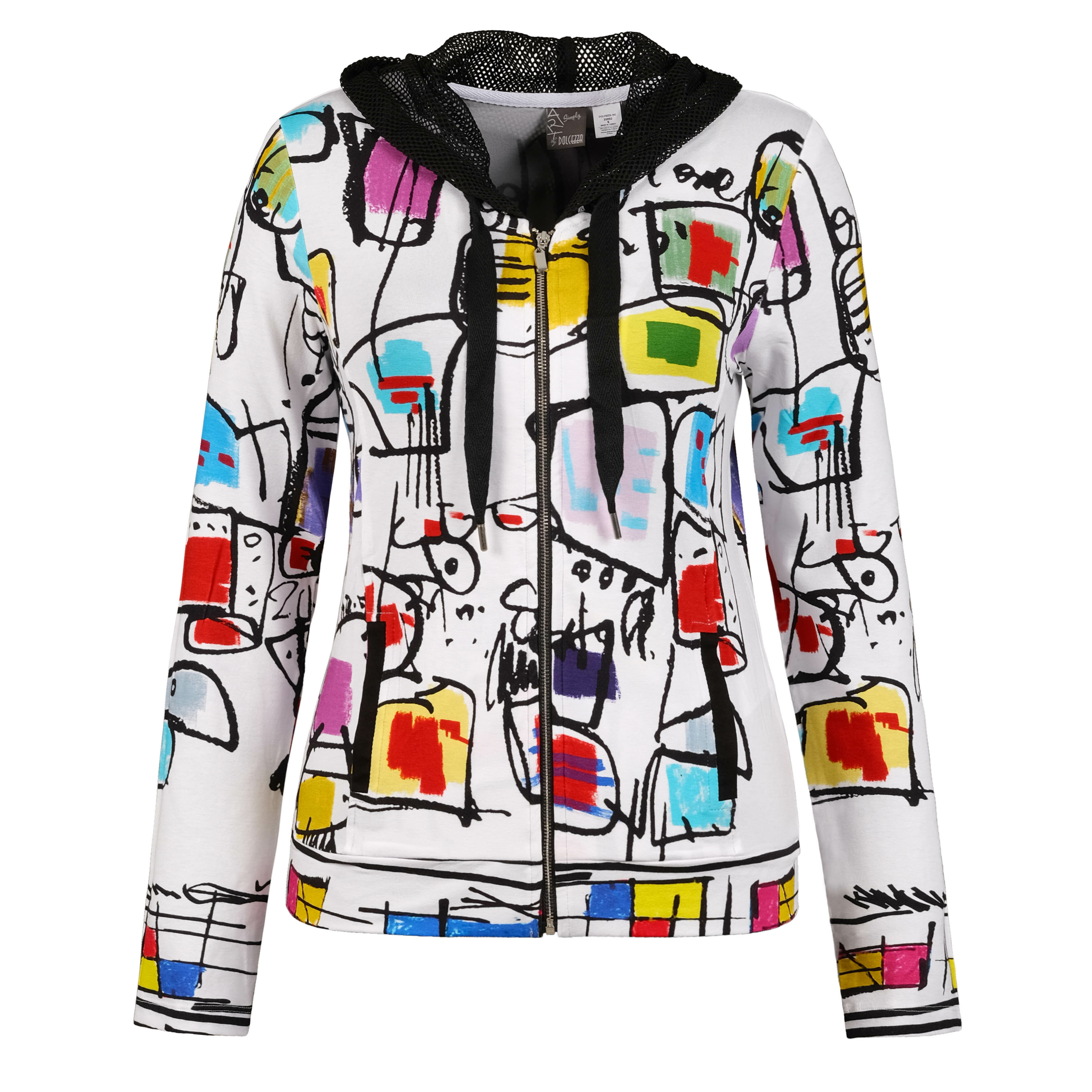 Simply Art Dolcezza: Etagere & Miss Eze Printed Hoodie Jacket (1 Left!) Dolcezza_SimplyArt_20692