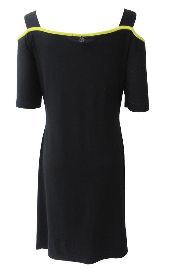 Maloka: Lemon Lime Marble Cold Shoulder Dress/Tunic (1 Left!)