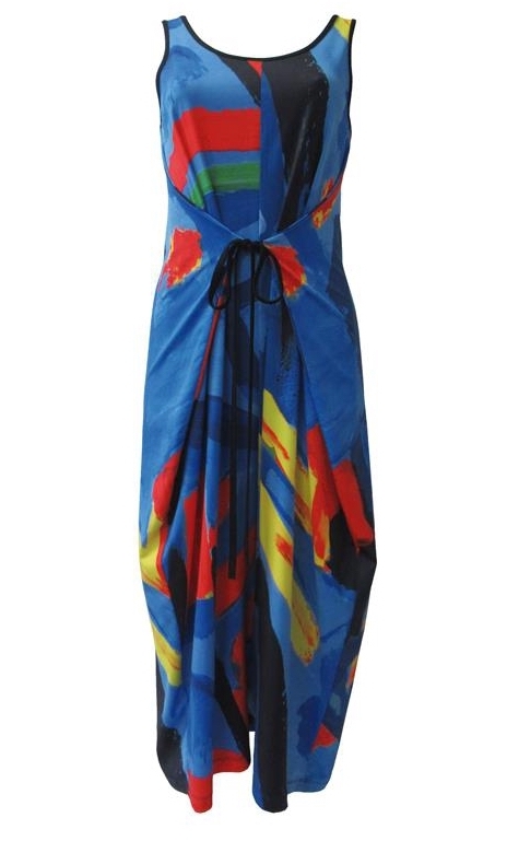 Maloka: Colors Of Picasso's Gypsy Beauty Abstract Art Jumpsuit/Sundress