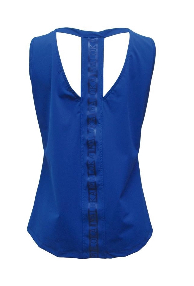 Maloka: Fierce Fun Back V-Neck Tunic