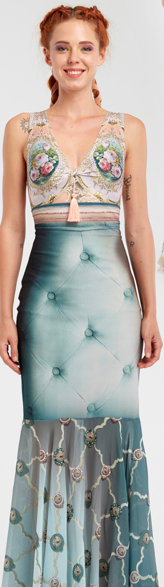 IPNG: Inna Me Rose Bouquet Decolletage Illusion Top (Some Ship immed!)