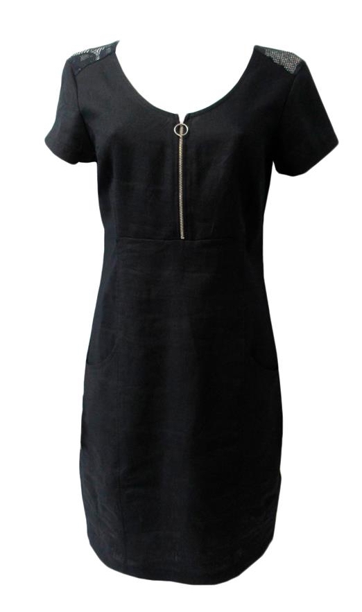 Maloka: High Waisted Linen Pocket Dress (More Colors!)
