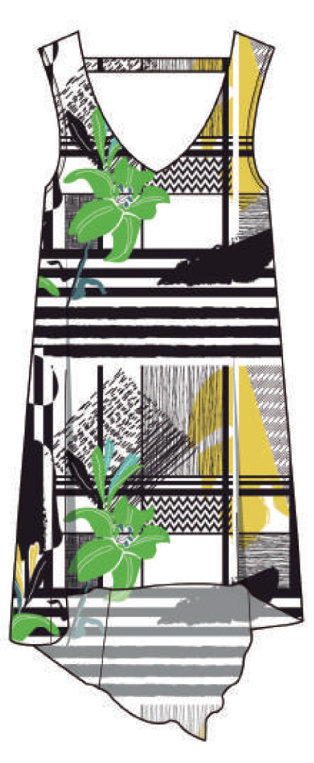 Maloka: Colors Of Picasso's Gypsy Beauty Abstract Art Beach Tunic/Dress (More Colors, Few Left!)