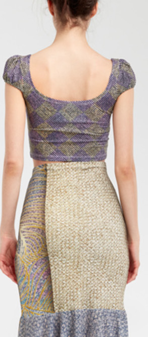 IPNG: Royal Summer Stamp Galaxy Illusion Crop Top (Some Ship Immed!)
