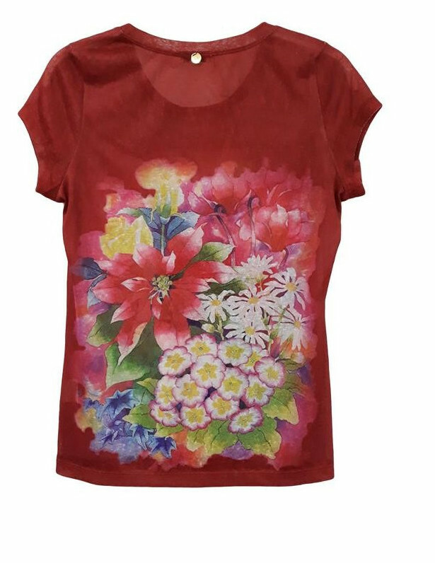 Paul Brial: Airbrushed Art Bouquet T-Shirt SOLD OUT