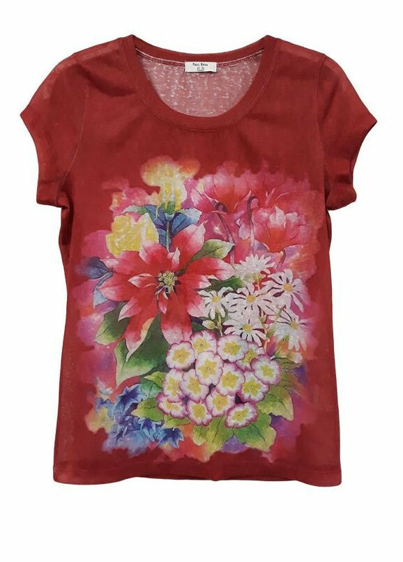 Paul Brial: Airbrushed Art Bouquet T-Shirt SOLD OUT