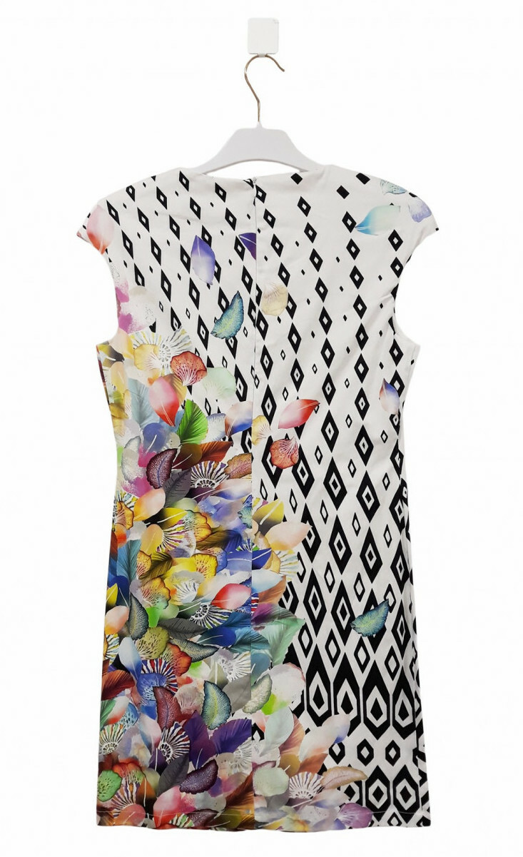 Paul Brial: Colors Of The Water Lily Midi Dress/Tunic