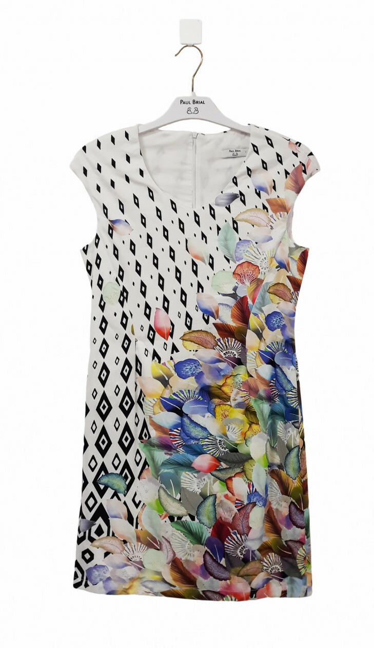Paul Brial: Colors Of The Water Lily Midi Dress/Tunic PB_REVERIE