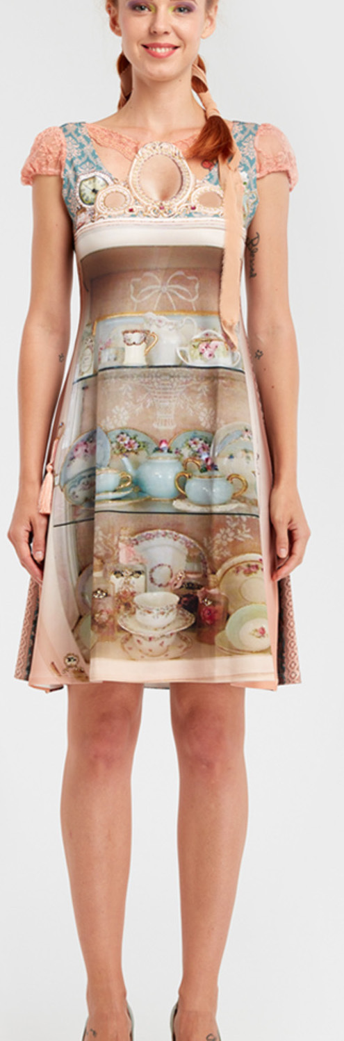 IPNG: Inna Me IPNG: Inna Me Royal Rose Cupboard Illusion Midi Dress (Some Ship Immed!)