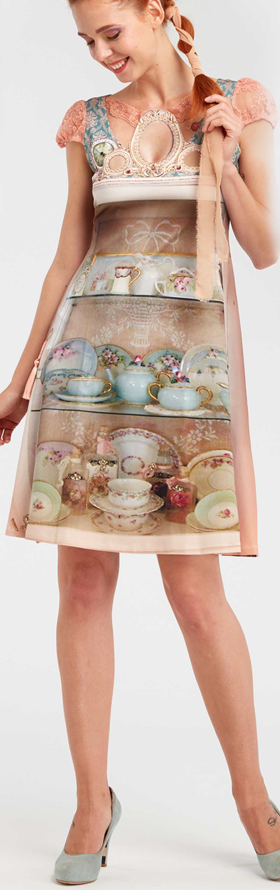 IPNG: Inna Me IPNG: Inna Me Royal Rose Cupboard Illusion Midi Dress (Some Ship Immed!) IPNG_TIMD-032