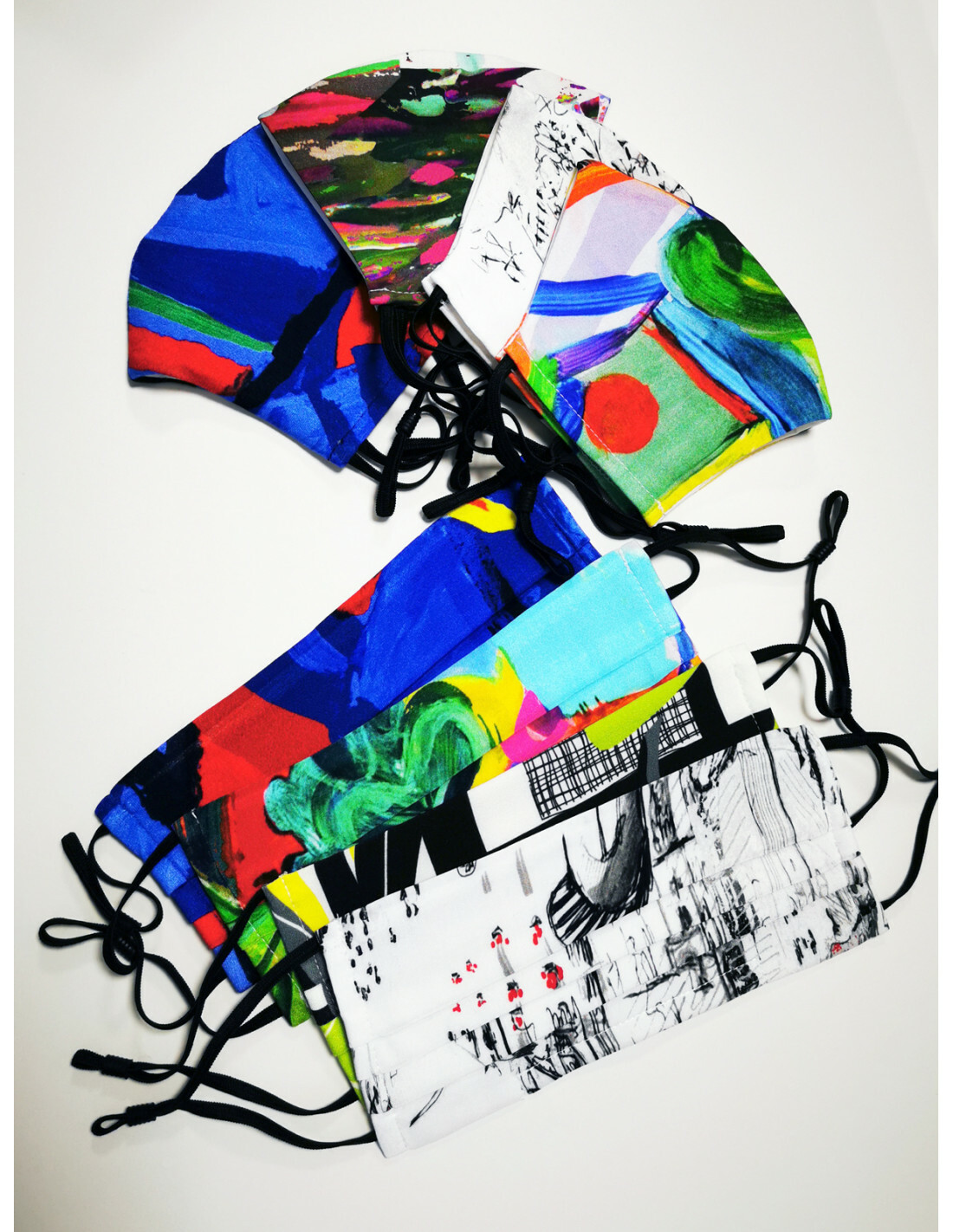Maloka: Colors Of Picasso's Abstract Art Protective Masks 1, 2 & 3-Pack (More Colors, With Filter!)