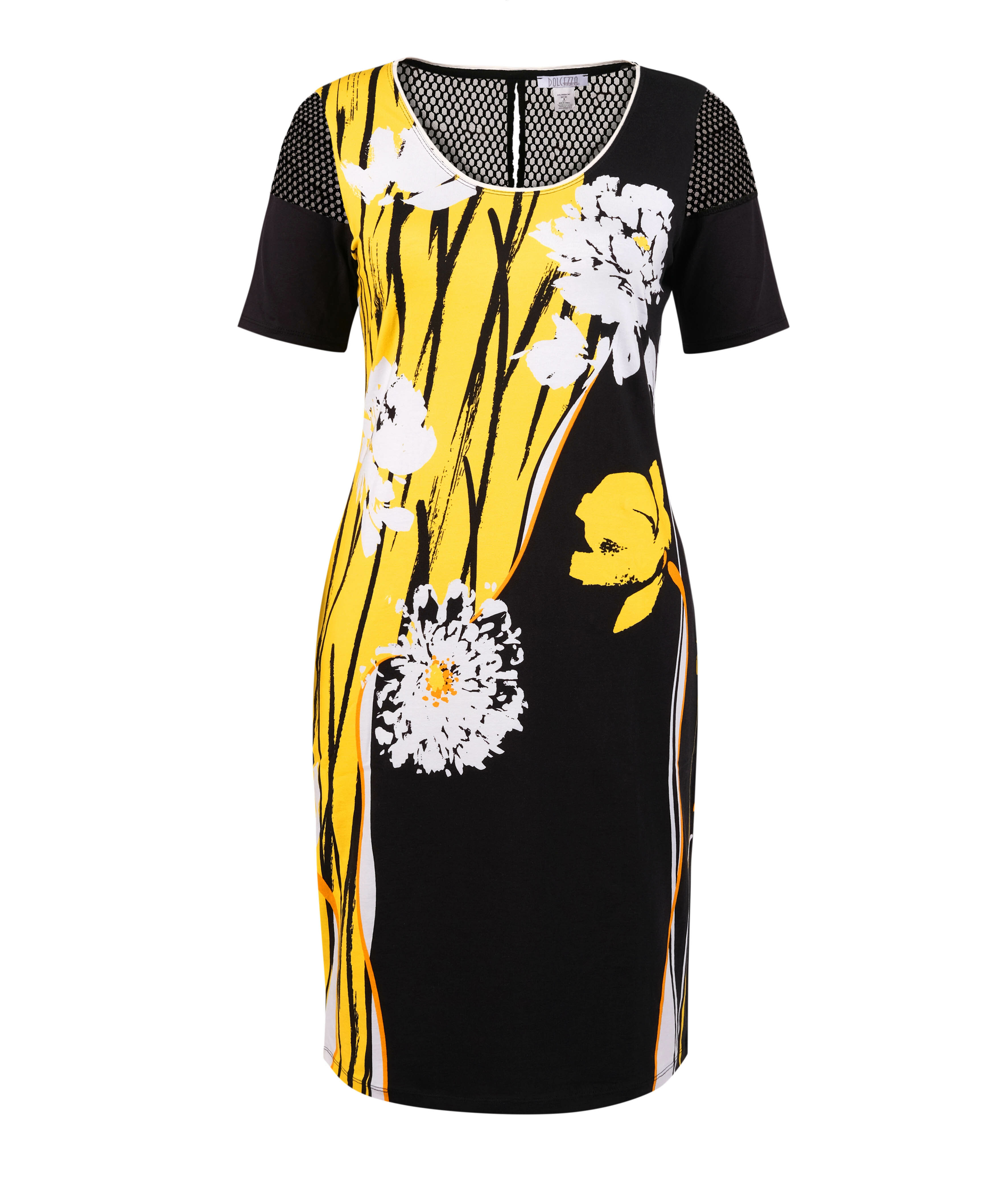 Simply Art Dolcezza: Bumble Bee Summer Bloom Abstract Art Dress
