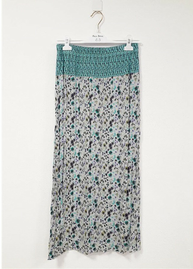 Paul Brial: Cotton Candy Crinkle Maxi Skirt (More Colors!) PB_CAMPANULE