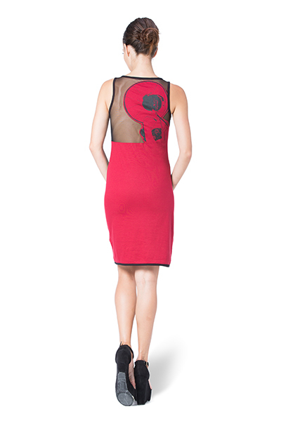 Pygmees Paris: Bring It Back! Color Intrigue Geisha Dress (Only available in: Black Front, Turquoise Back) TT1719_S_N1