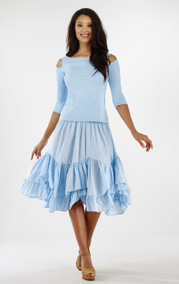 Luna Luz: Open Sleeve Top (Ships Immed, 2 Left!)