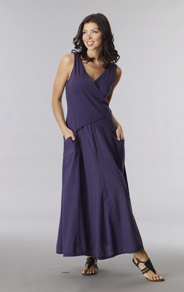Luna Luz: Cross Over Bodice Long Dress (Ships Immed, Few Left!)