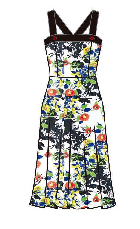 Paul Brial: Backwards Garden Maxi Dress (1 Left!)