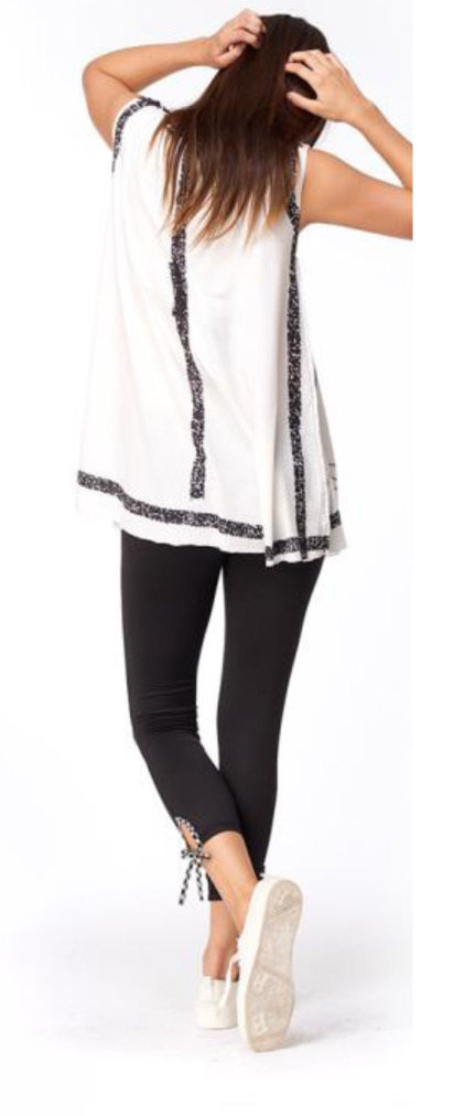 IPNG: Ankle Keyhole Tied & Cropped Legging (Ships Immed!)