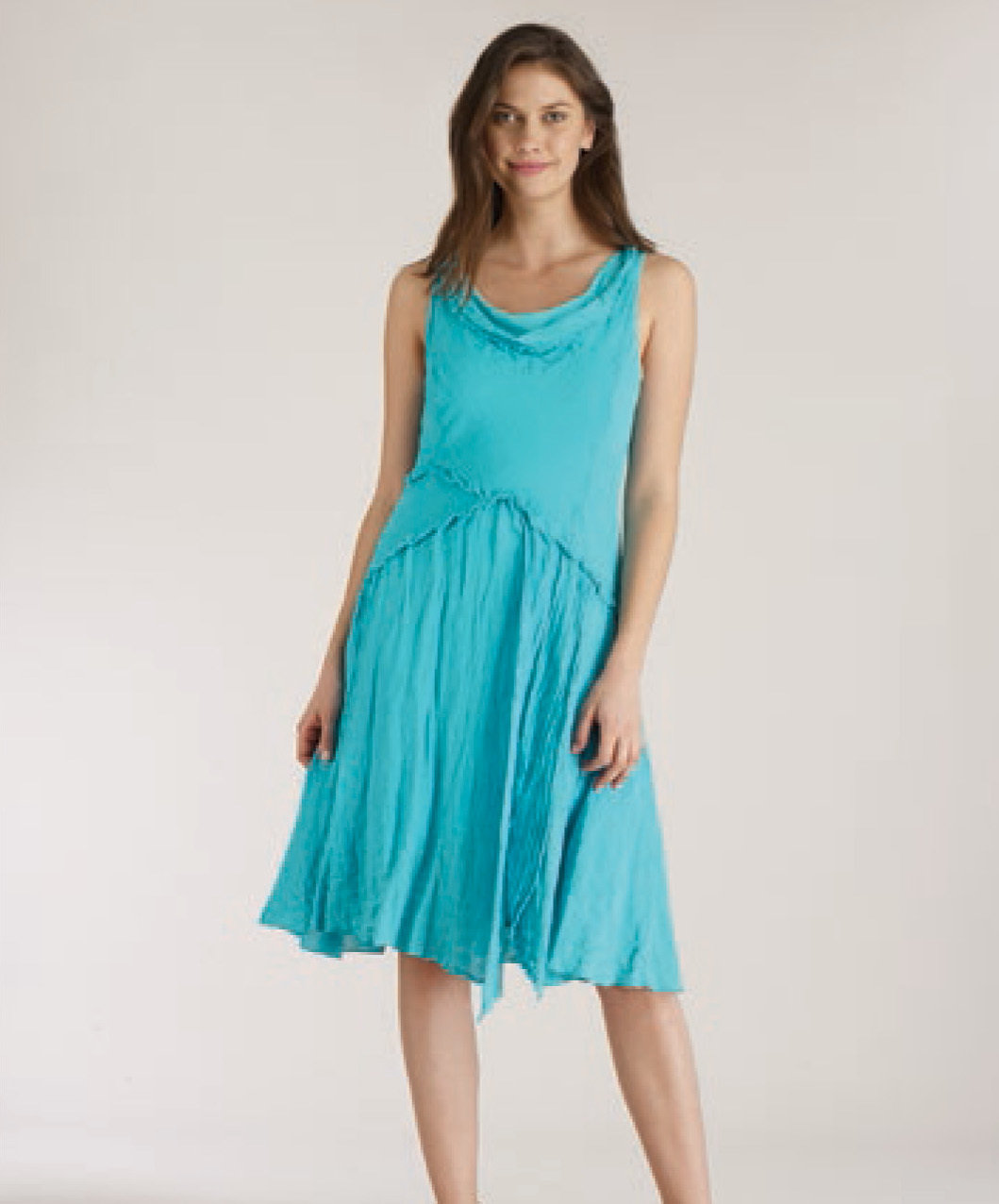 Luna Luz: Linen Gauze Tiered Midi Sundress SOLD OUT