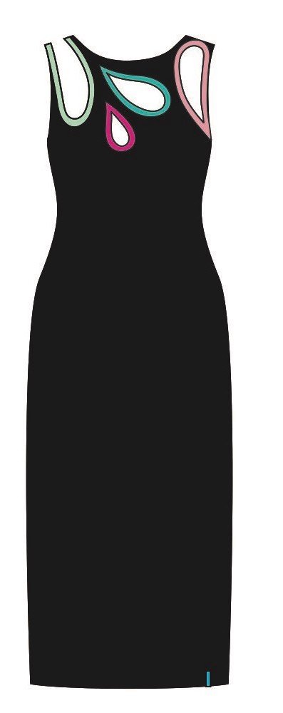 Pygmees Paris: Sexy Shizuku Maxi Dress (1 Left!) TT1753L_N1
