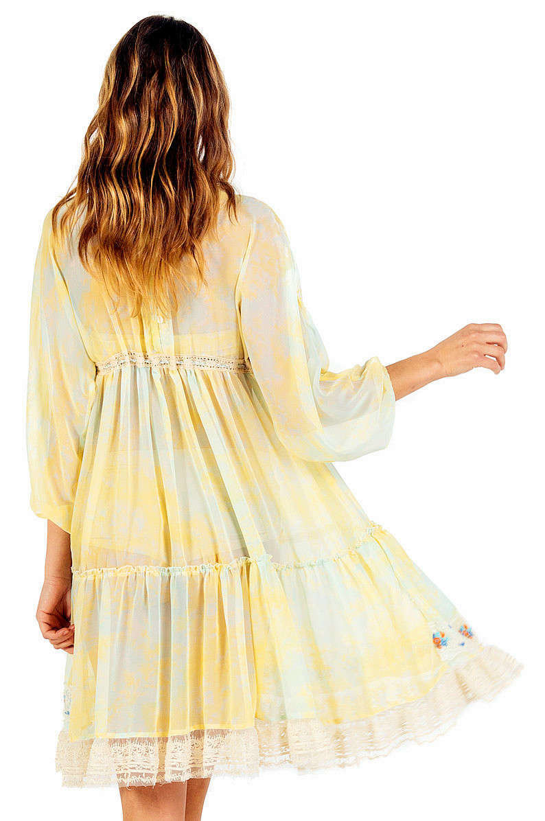 Savage Culture: So Sweet Ruffled Baby Doll Petal Dress Sicilia