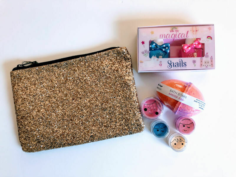 Play Makeup Gift Bag - Gold Glitter Play Makeup Gift Bag - Gold Glitter