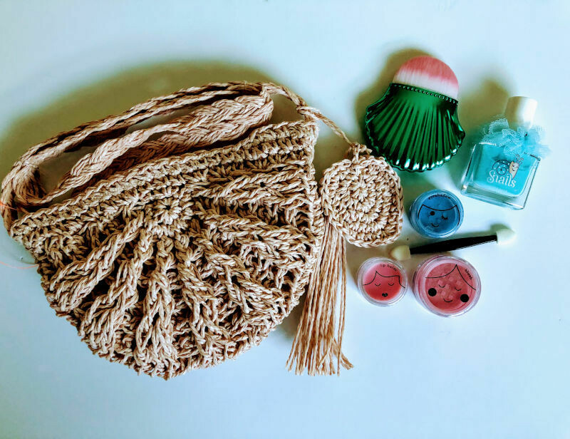 Play Makeup Gift Bag - Straw purse Play Makeup Gift Bag - Straw purse