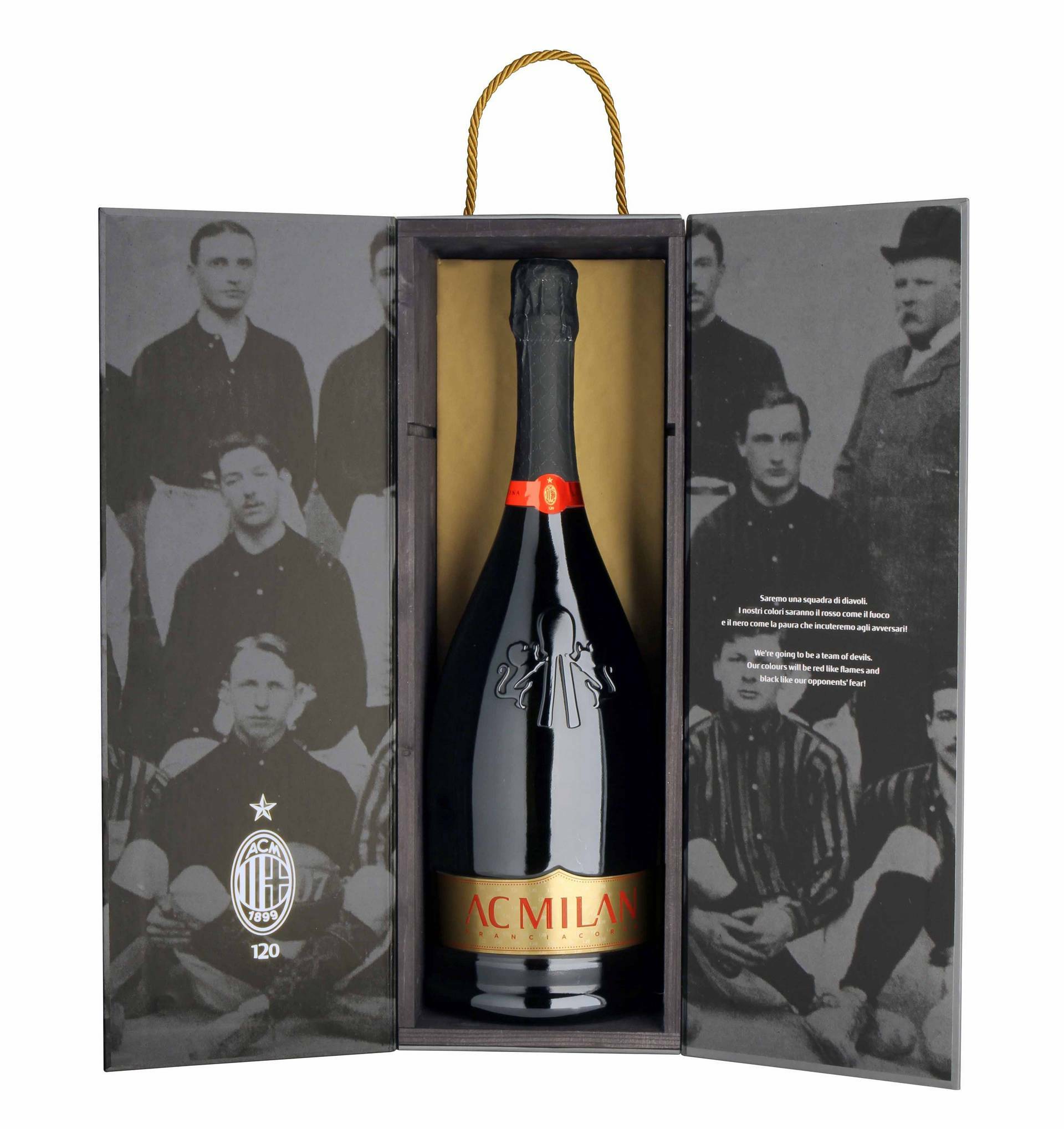Magnum Franciacorta RossoNero anniversario 120° Ac Milan 15069