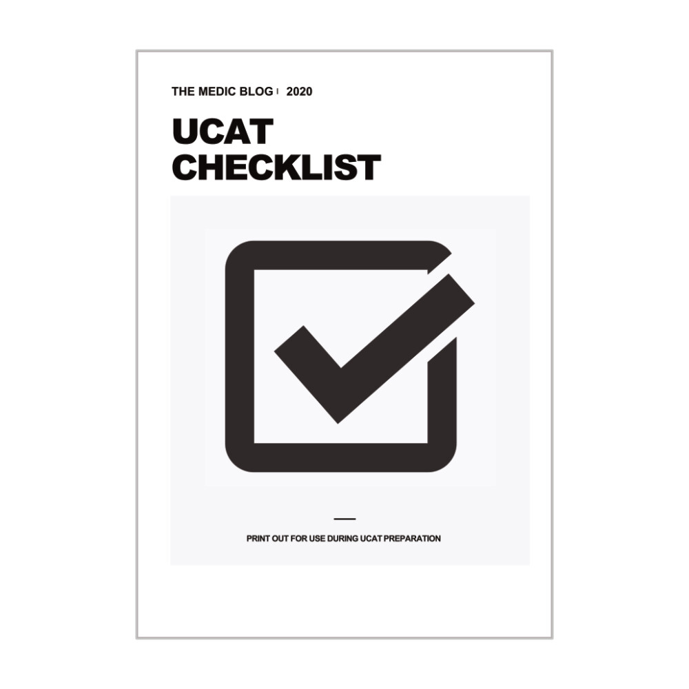 UCAT Checklist UCAT Checklist
