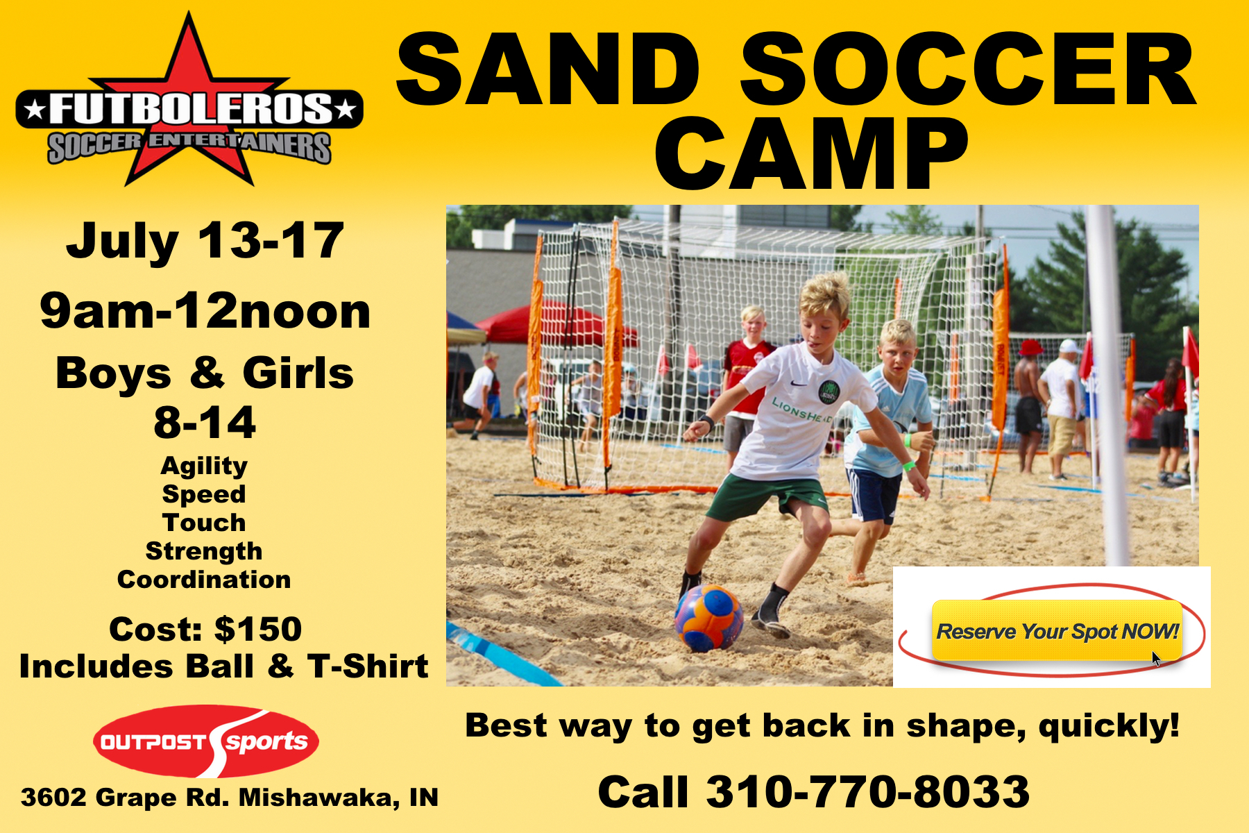Futboleros Summer Sand Soccer Camp July 13-17, 2020 00002