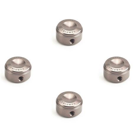 Gunmetal Billet Head Bolt Covers Gunmetal Billet Head Bolt Covers