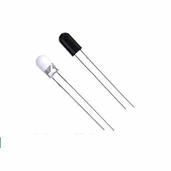 Pereche LED IR emisie, receptie 5mm Pereche LED IR emisie, receptie 5mm